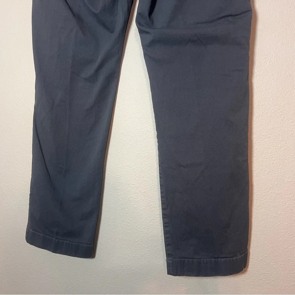 J. Crew Flex Straight Leg Chino Pants Size 35x32 Gray Business Casual Workwear